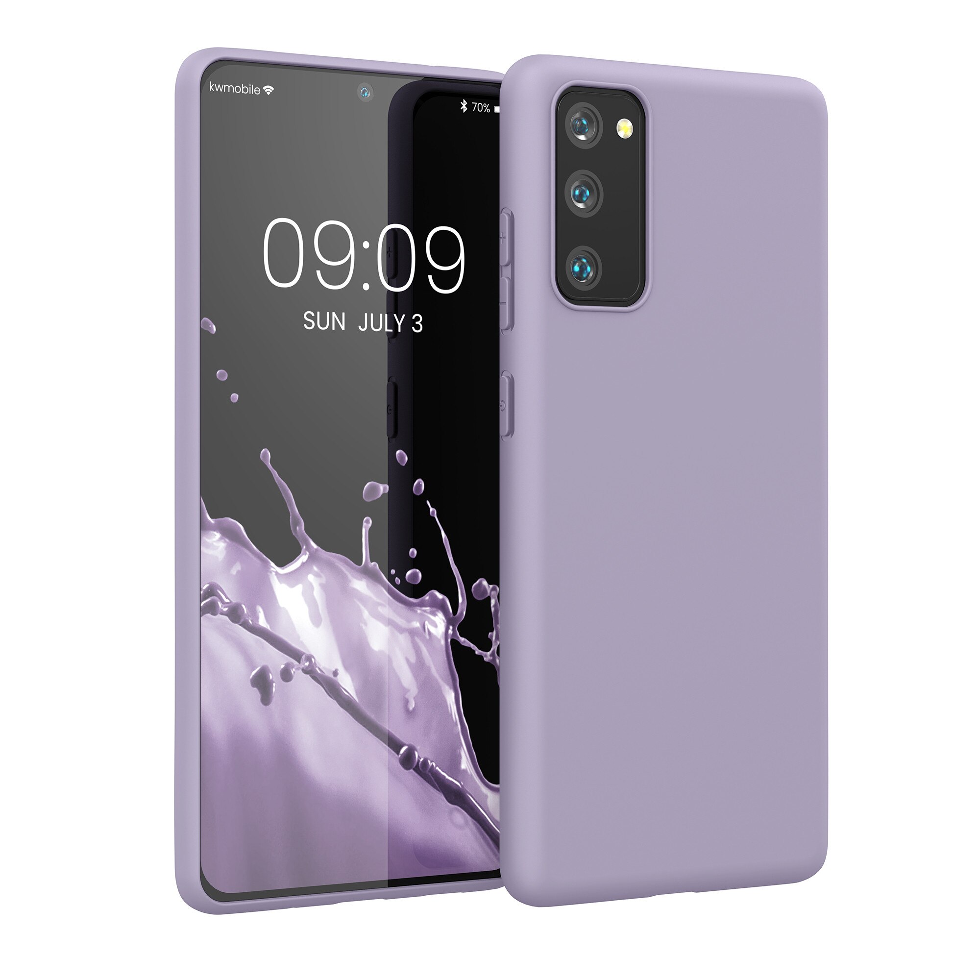 Husa Kwmobile pentru Samsung Galaxy S20 FE, Mov, Silicon, 53604.244