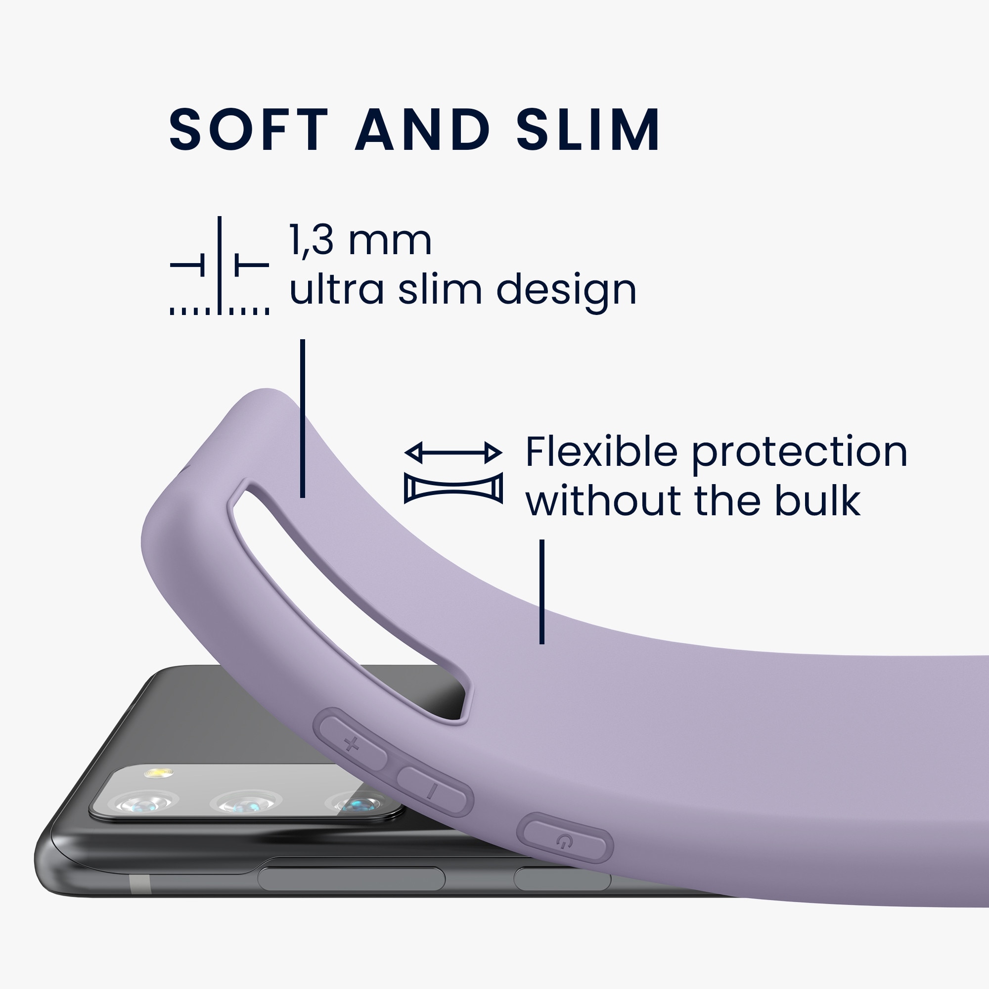 Husa Kwmobile pentru Samsung Galaxy S20 FE, Mov, Silicon, 53604.244