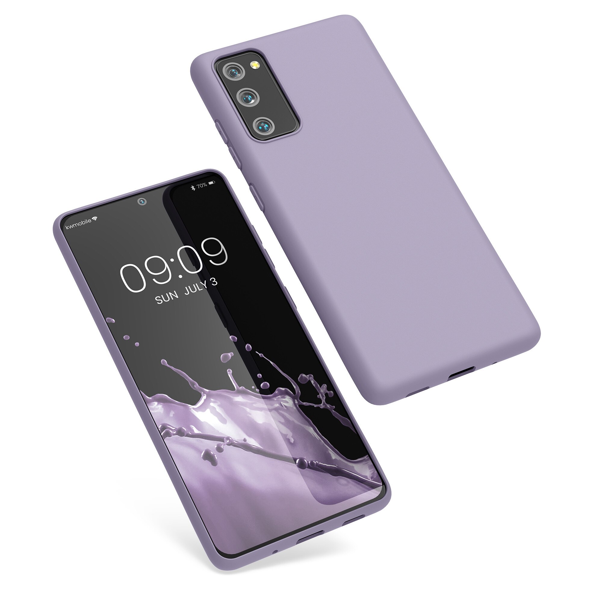 Husa Kwmobile pentru Samsung Galaxy S20 FE, Mov, Silicon, 53604.244