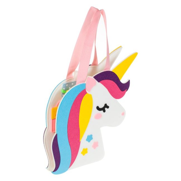 Carte de Activitati din Pasla Quiet Book Unicorn