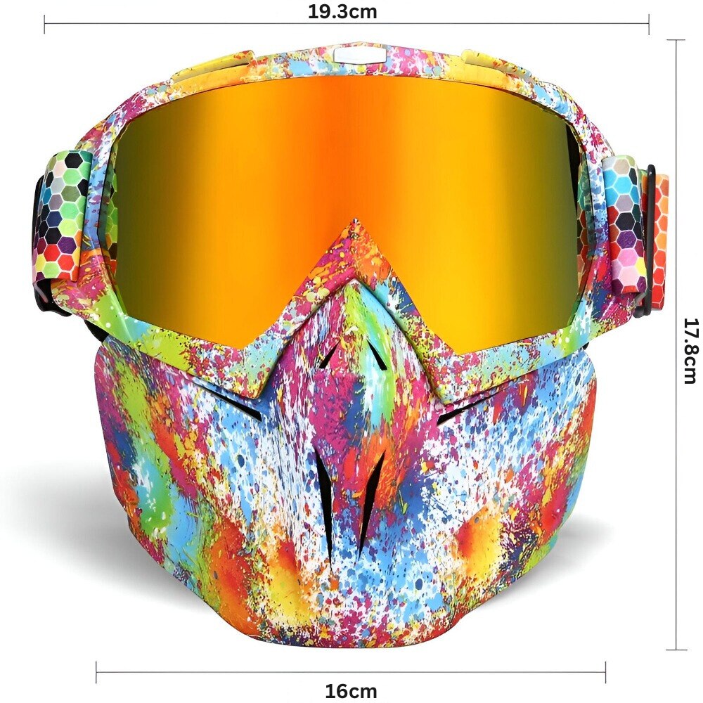 Velixo® Goggles Mask, устойчива на студ и вятър, HD лещи, UV защита ...