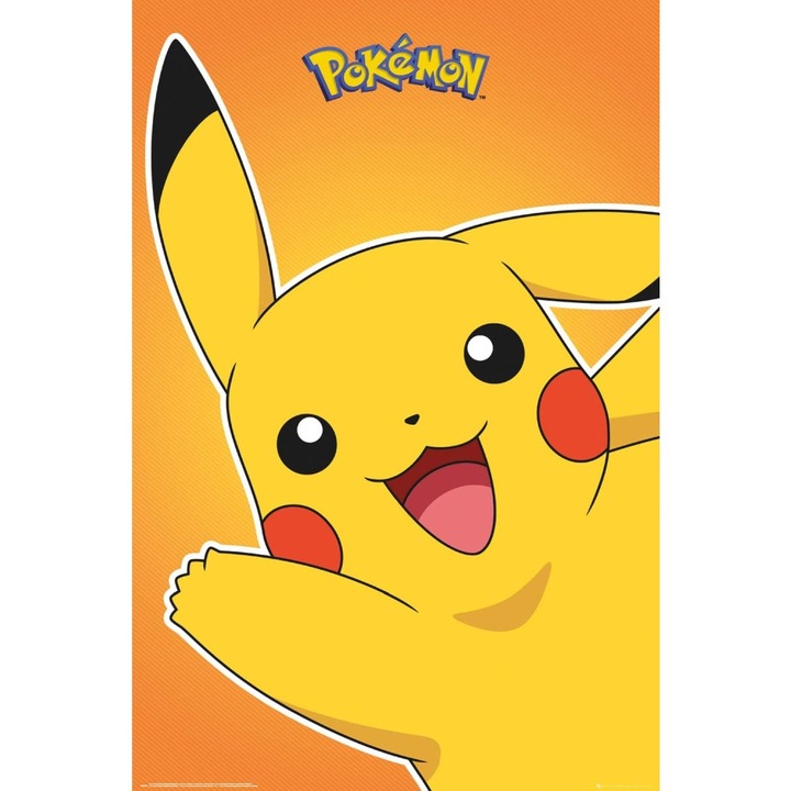 Pokemon - Pikachu poszter (91.5x61)