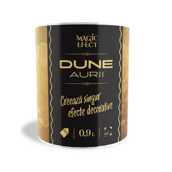 Vopsea cu efect decorativ Magic Efect Golden Flame, 0.9 l