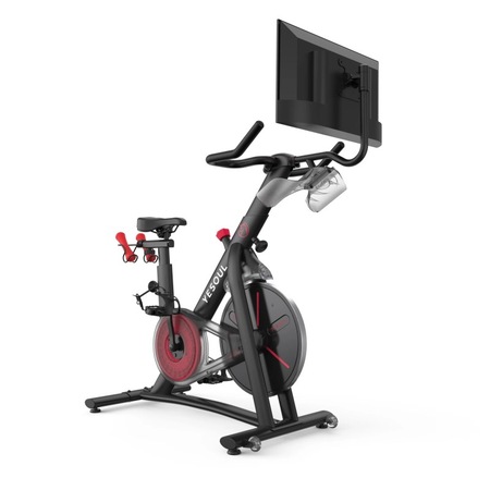 Bicicleta spinning Yesoul G1 Plus cu display 24” si aplicatie mobila, negru