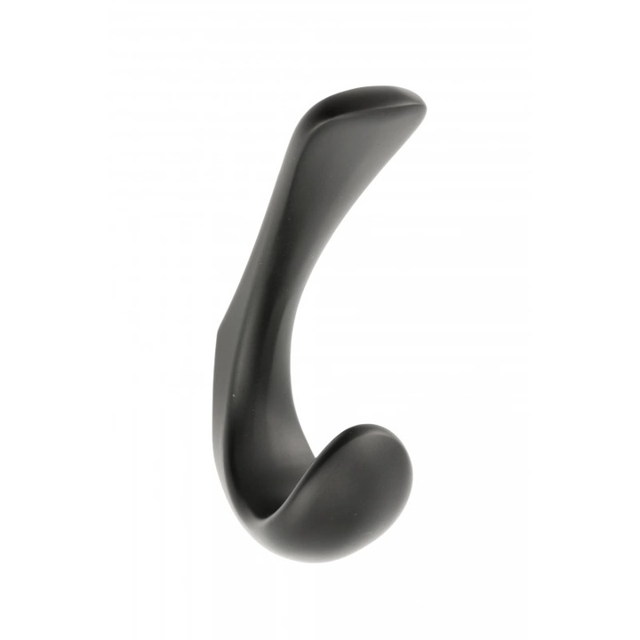 Agatatoare cuier ORA 90x26 mm, 2 agatatori, negru mat