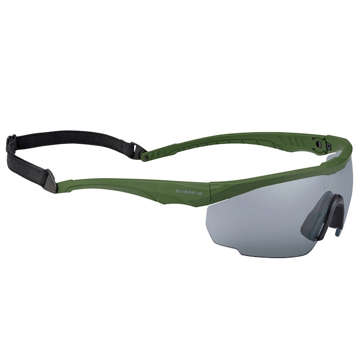 Védőszemüveg, svájci, UV védelem, zöld