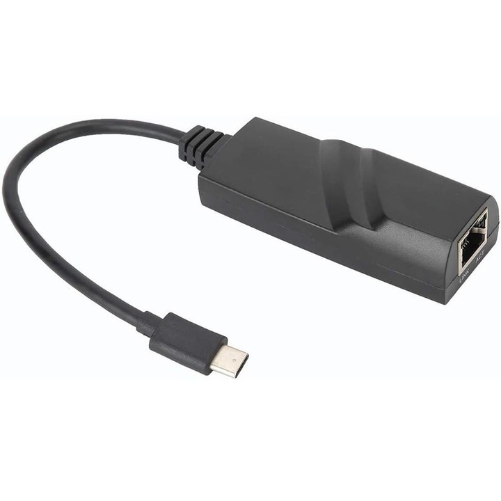 Мрежова LAN карта, Външна, USB TYPE-C, RJ45 8pin, 100/1000MB/s