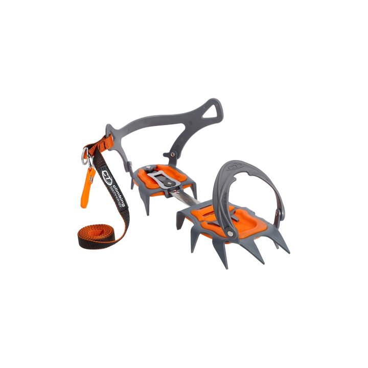 Crampoane alpinism, Climbing Technology, Otel, Portocaliu/Gri