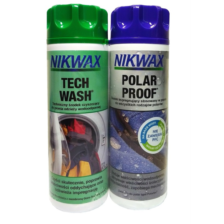 Nikwax Tech Wash/Polar Proof Set, 2 x 300 мл