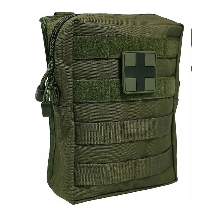 Trusa tactica de prim ajutor, Mil-Tec Large, Verde olive