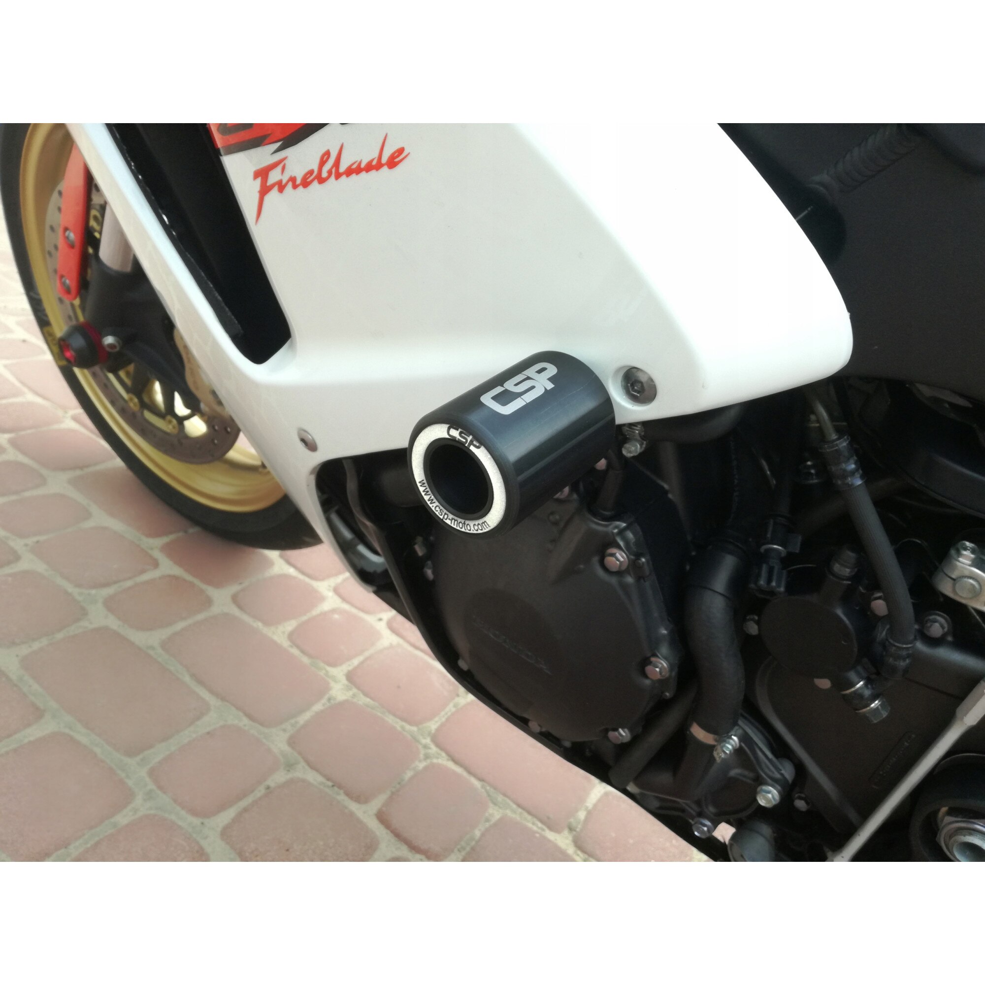Protezione Moto Caduta Paracarena Paratelaio Per HONDA CBR 600 RR - 3