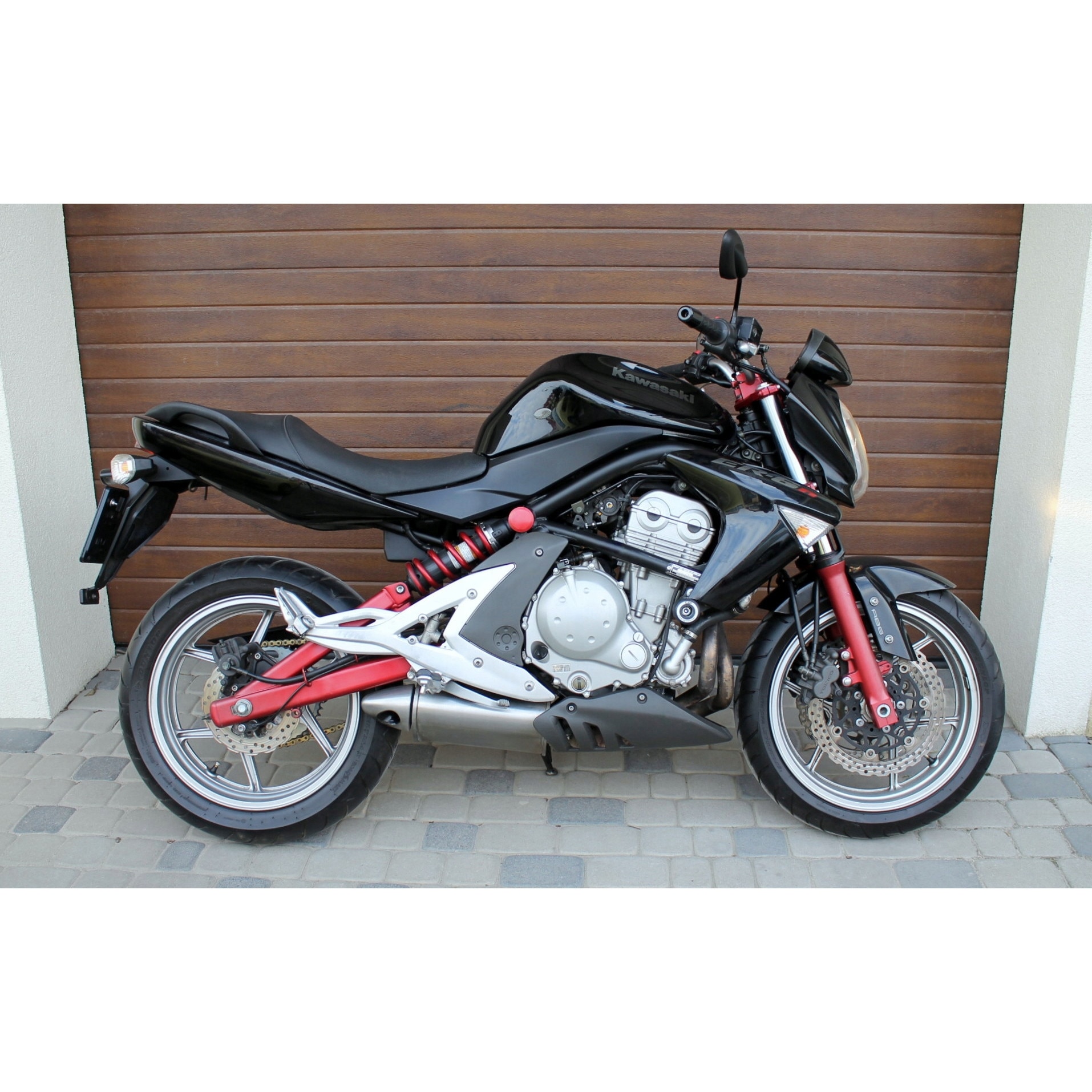 Set 2 crash pad-uri moto, CSP, Plastic, Pentru Kawasaki ER6N 2005