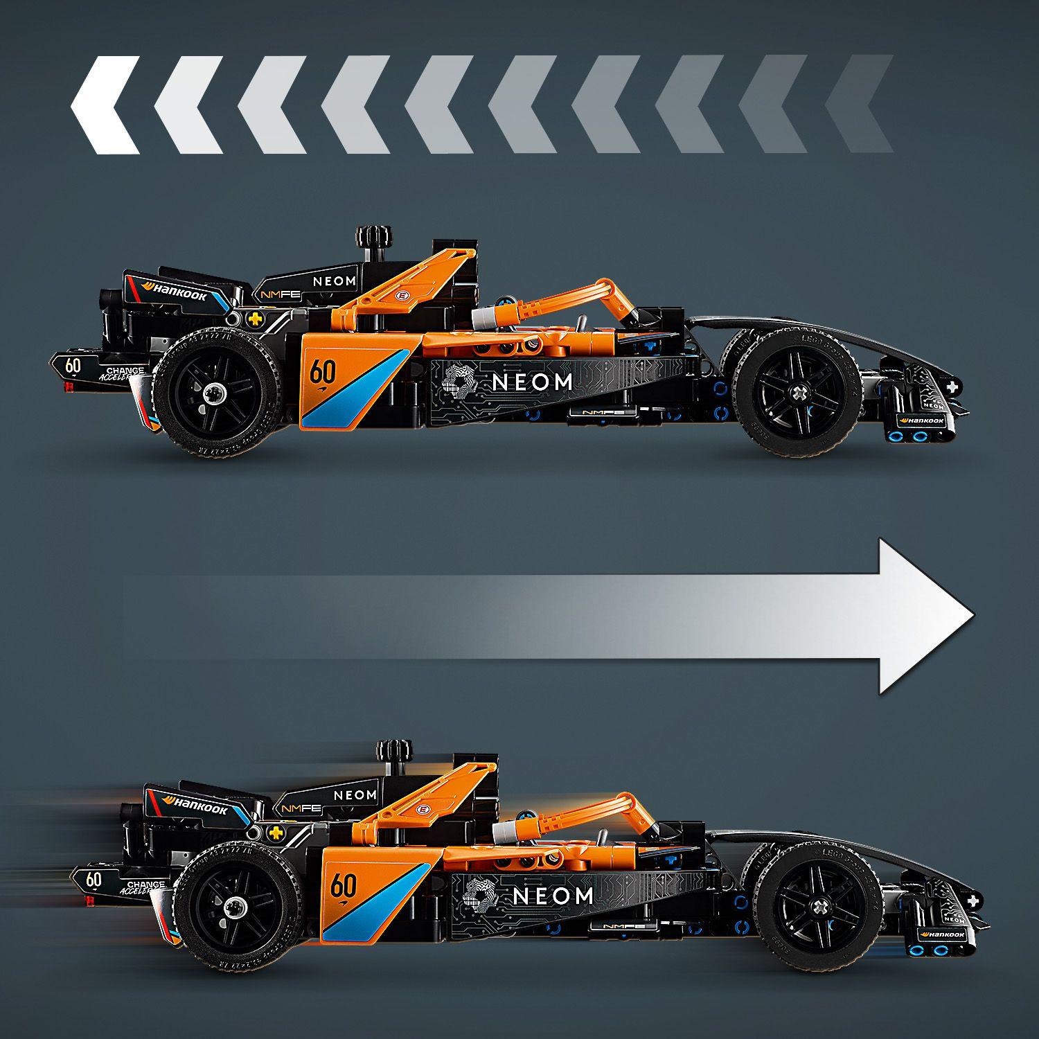 LEGO® Technic - Neom Mclaren Formula E race car 42169, 452 piese