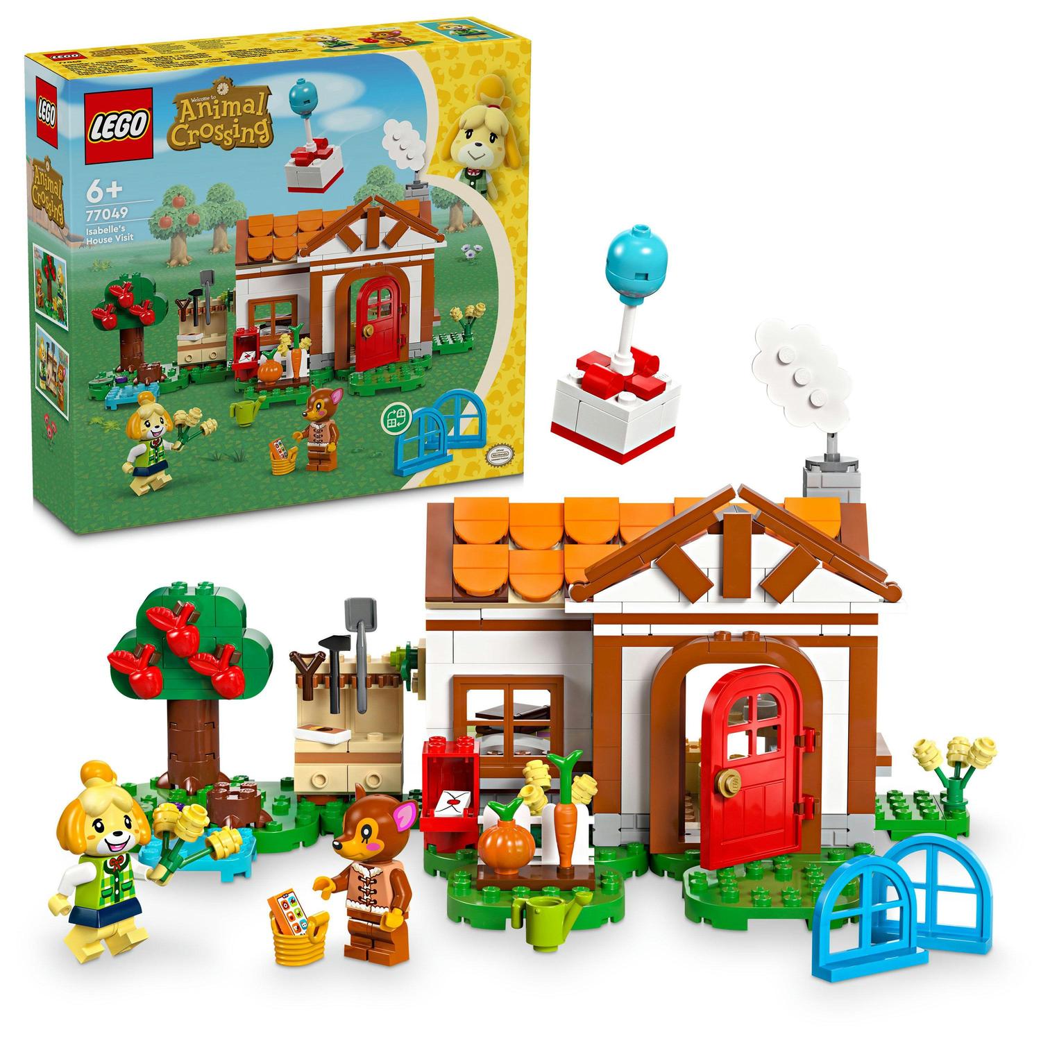 LEGO® Animal Crossing™ - Isabelle vine in vizita 77049, 389 piese