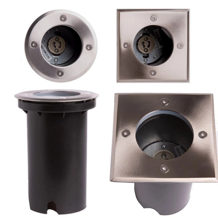 Lampa LED, ECOLIGHT, ON-10, inox, 108x150mm, IP67