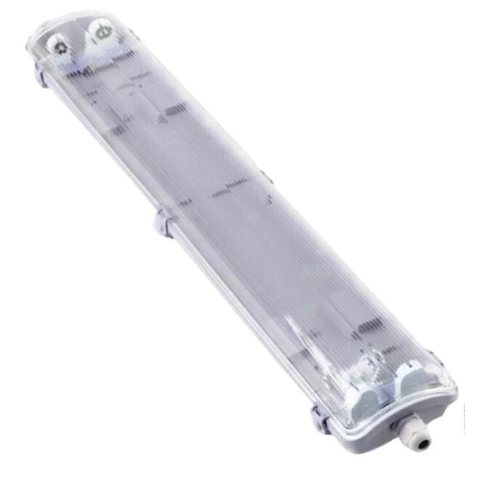 LED világítótest ECOLIGHT EC79585, hermetikus, 126x10,7x6,1cm, szürke