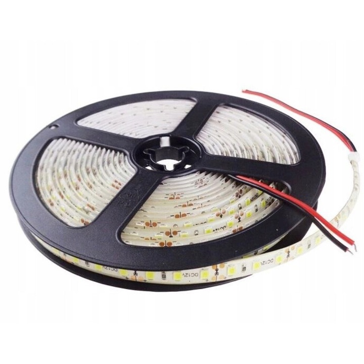 Banda LED, Ecolight, 48W, 12V, Rezistenta la apa, 5m, Multicolor