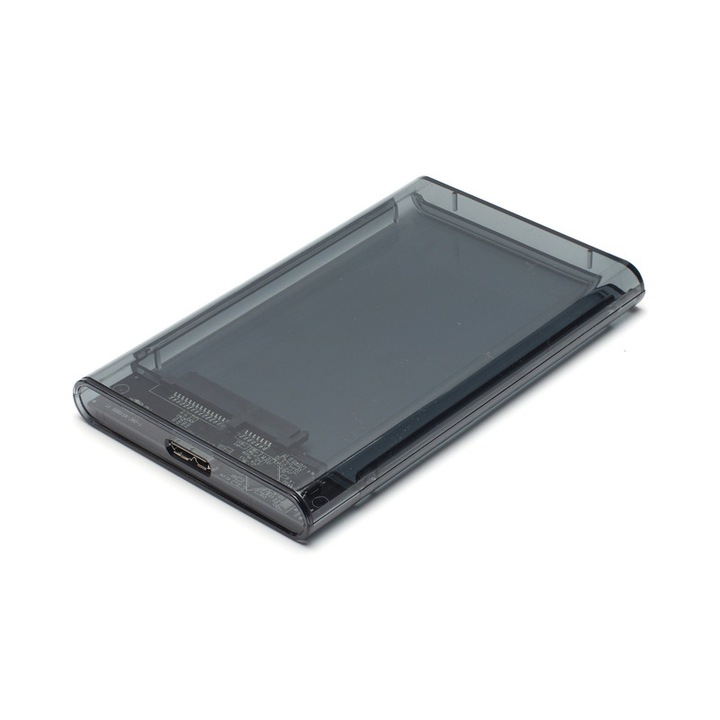 Rack SSD/HDD extern, ABS, USB-A 3.0/SATA, Gri