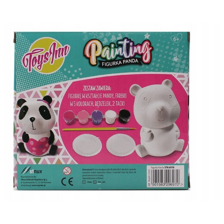 Сладка фигурка Панда за рисуване и оцветяване - eMAG.bg