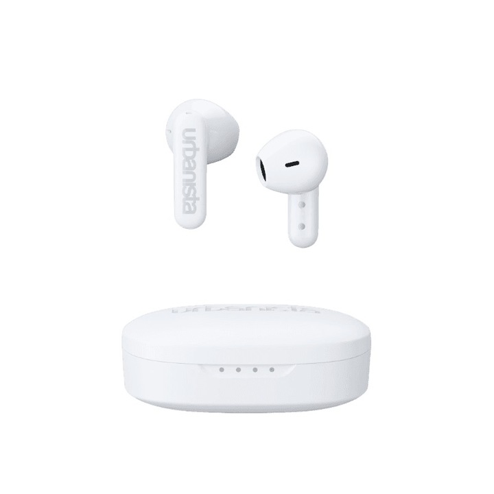 Urbanista Copenhagen In-Ear fejhallgató, True Wireless, Bluetooth 5.2, mikrofon, érintésvezérlés, IPX4, lejátszás akár 8 óra, USB-C töltés, fehér