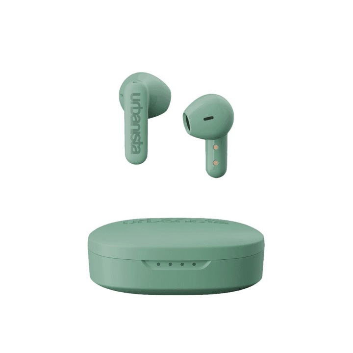 Casti audio In-Ear Urbanista Copenhagen, True Wireless, Bluetooth 5.2, Microfon, control tactil, IPX4, redare pana la 8 ore, incarcare USB-C, verde