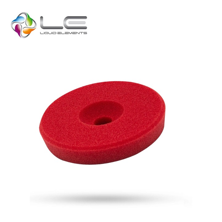 Burete dur de lustruit, Liquid Elements, Centriforce V2, 125/145mm, Rosu