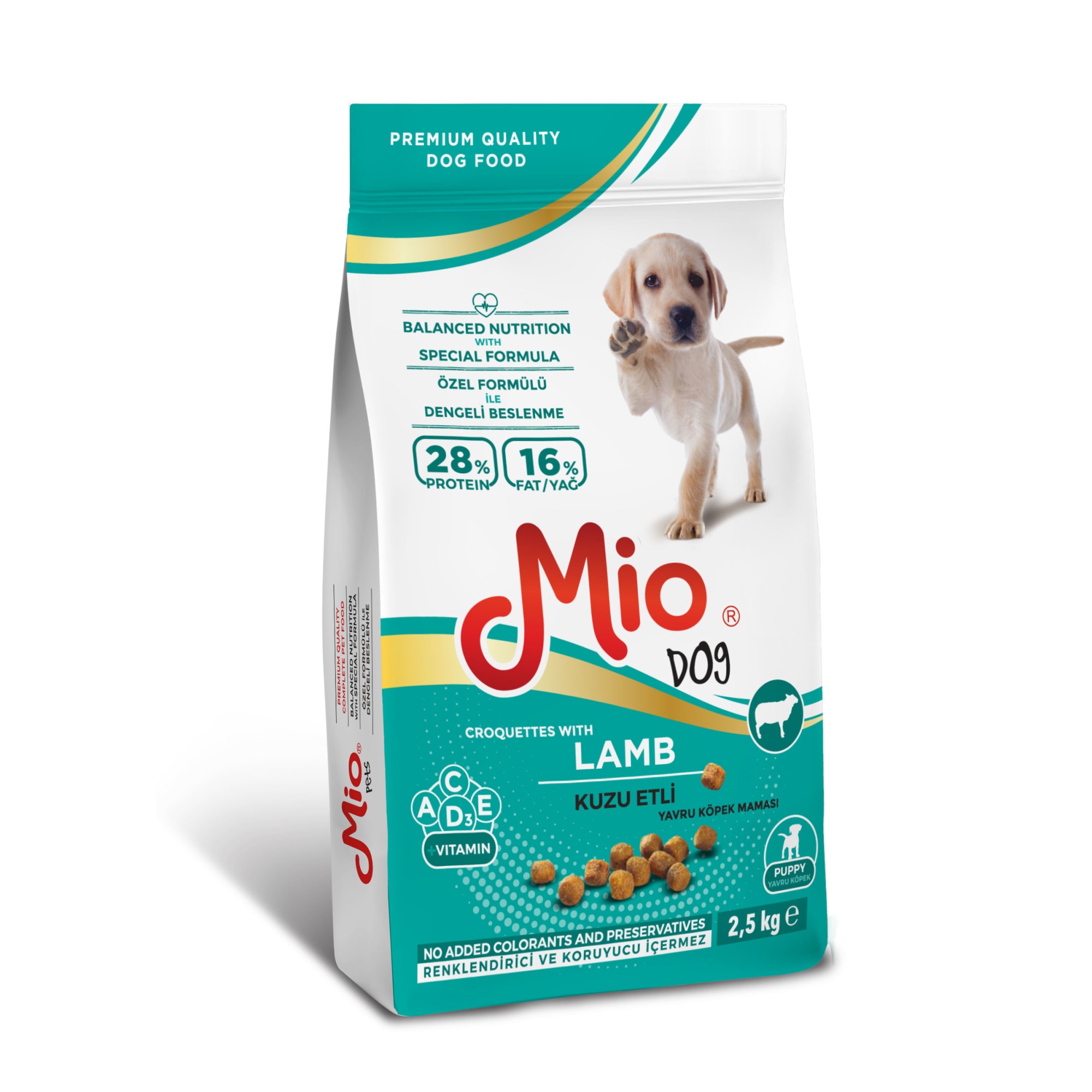 Mancare uscata Mio Dog Premium, pentru caini juniori, catelus, puppy ...