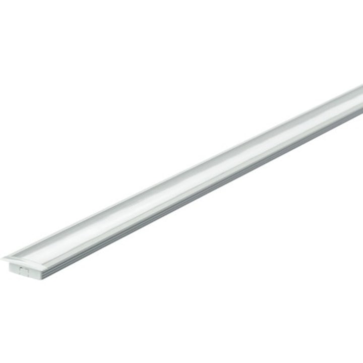 Profil Banda Led Aluminiu Incastrabil Paulmann 2m, Include Abajur Difuzor