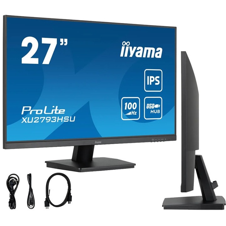 Monitor, Acer, 27", LED, Full HD, 100 Hz, 4 ms, Negru