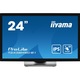 Monitor IPS LED Iiyama 23.8" T2438MSC-B1, Full HD (1920 x 1080), HDMI, DisplayPort, Boxe, Touchscreen, Negru