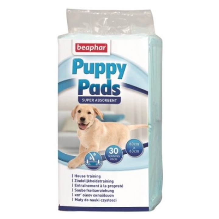 Asternuturi, Beaphar, Puppy Pads, 60x60cm, set 30 bucati