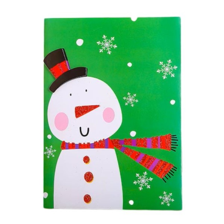 Коледна картичка, Музикална, Модел 2, 20 х 15 см