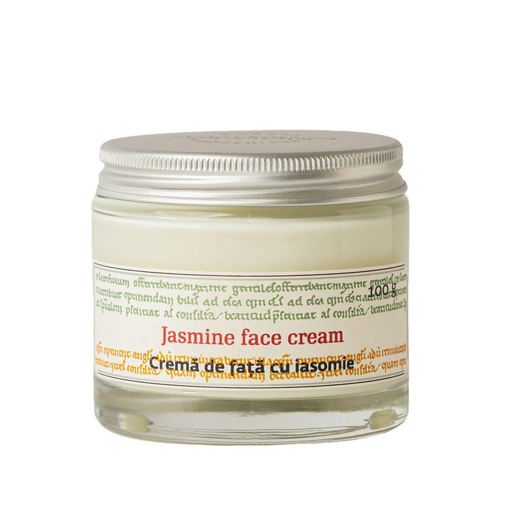 Crema de fata naturala cu Iasomie, Botanicus,100g, fara parabeni si siliconi, pentru ten normal, uscat si sensibil