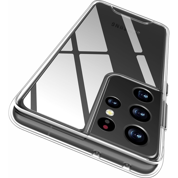Huse pentru Samsung Galaxy S21 Ultra tpu transparent