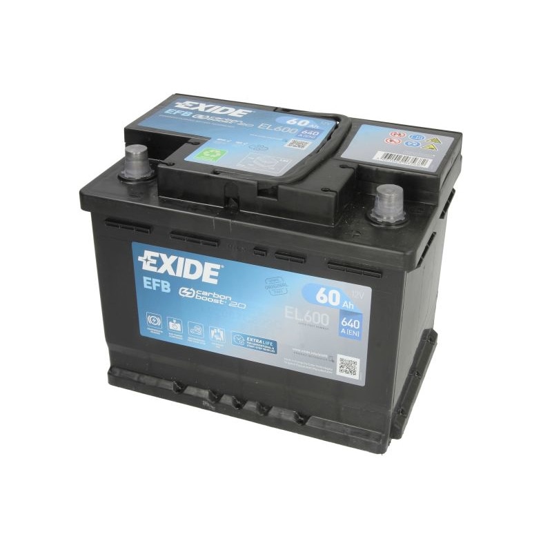 Акумулатор за лекотоварни автомобили, EXIDE 12V 60Ah/640A - EMAG.bg