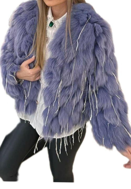 Haina blana vulpe, mov, L