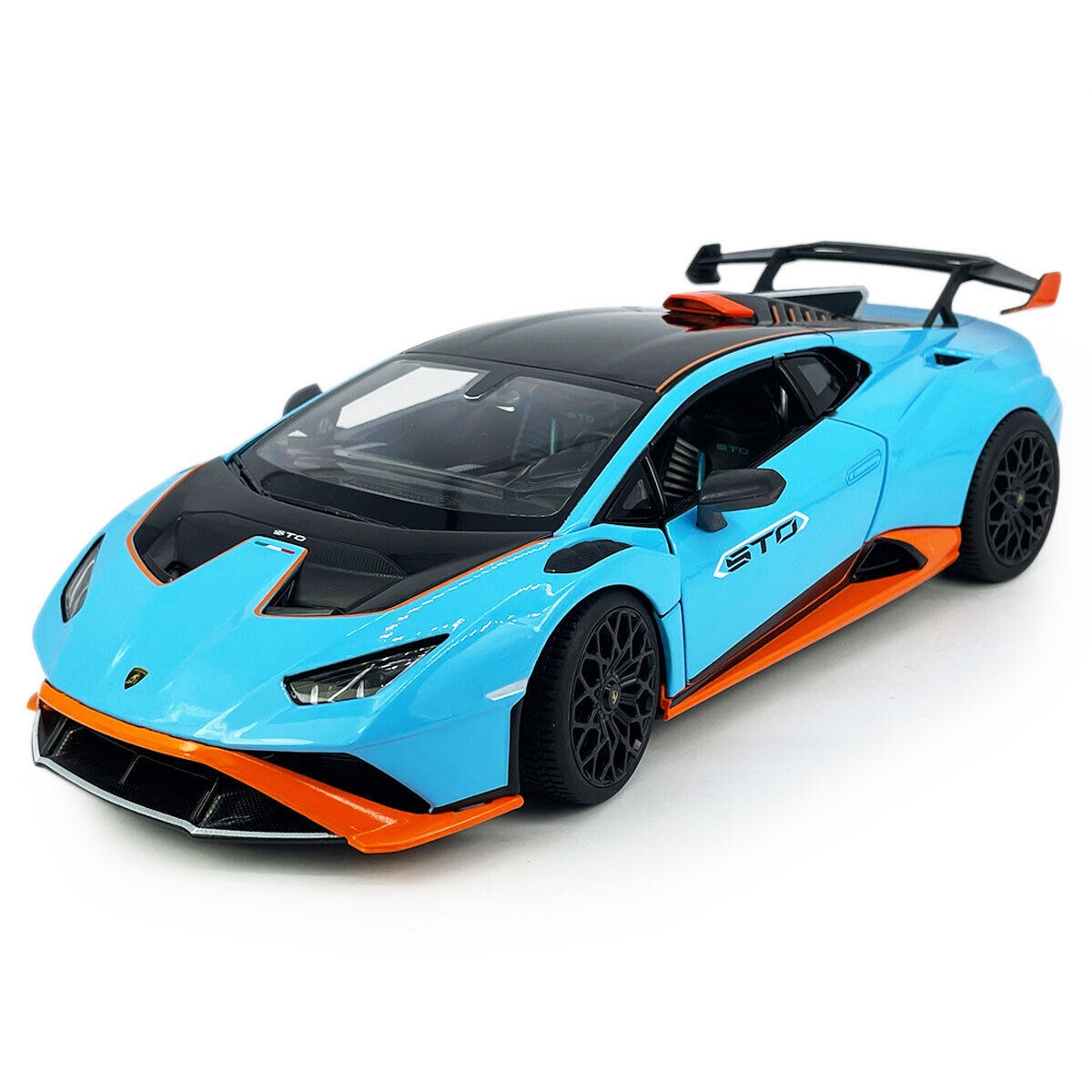 Macheta auto Lamborghini Huracan STO 1:18 Rastar - eMAG.ro