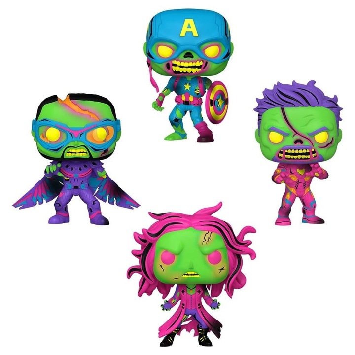 Set 4 Figurine Funko POP Marvel What If (BLKLT)