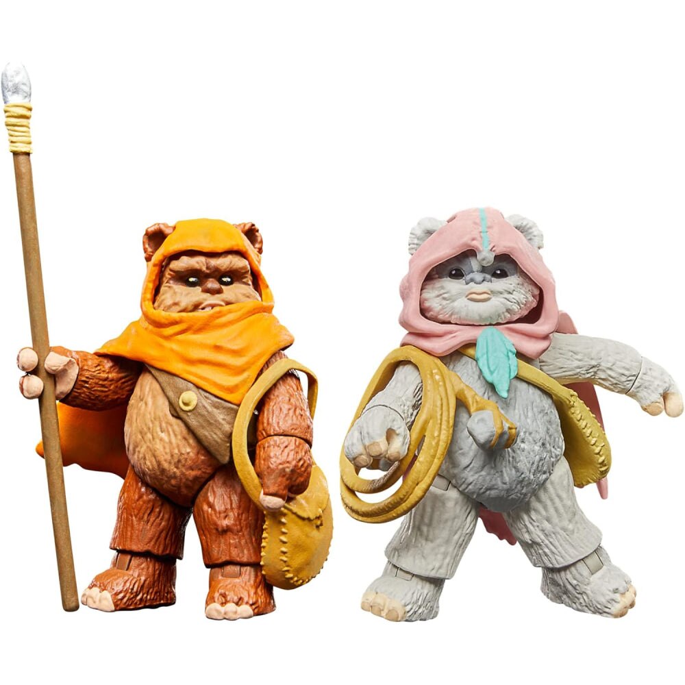 Set 2 Figurine Articulate Star Wars Ewoks Vintage Collection Wicket W ...