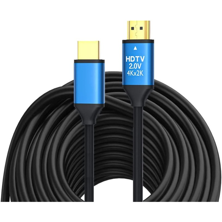 Високоскоростен HDMI кабел (18Gbps, 4K/60Hz) 20M HDTV кабел