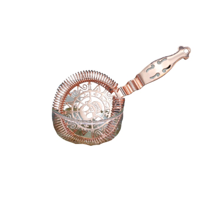 Filtru de barman din cupru in stil aztec