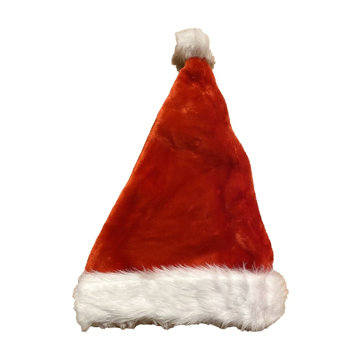 Caciula Mos Craciun, din material plus