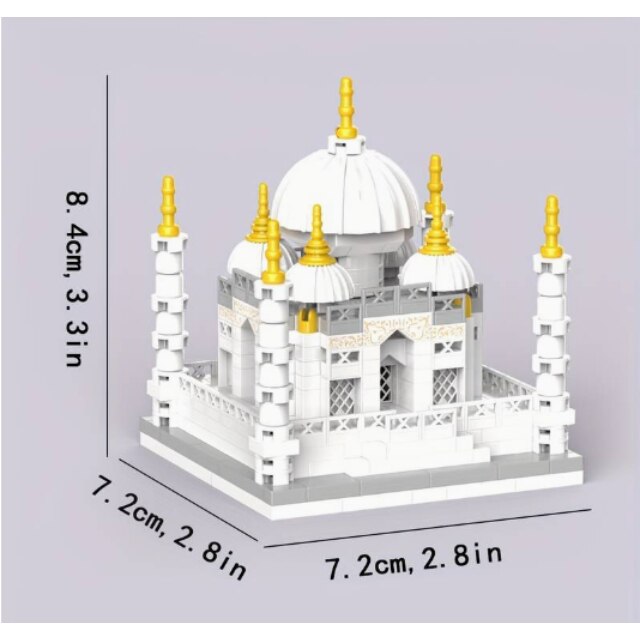 Lego Тадж Махал, 401 части, строителни блокчета - образователна играчка ...