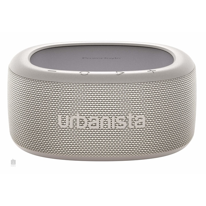Boxa portabila Urbanista Malibu, True Wireless, incarcare solara/USB-C, 20W, Bluetooth 5.2, IP67, gri