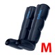 Gesberg® aparat masaj picioare, drenaj limfatic, masaj terapeutic, 4x2 camere, 8 niveluri intensitate, masaj picioare, gambe, coapse, 12W, Negru