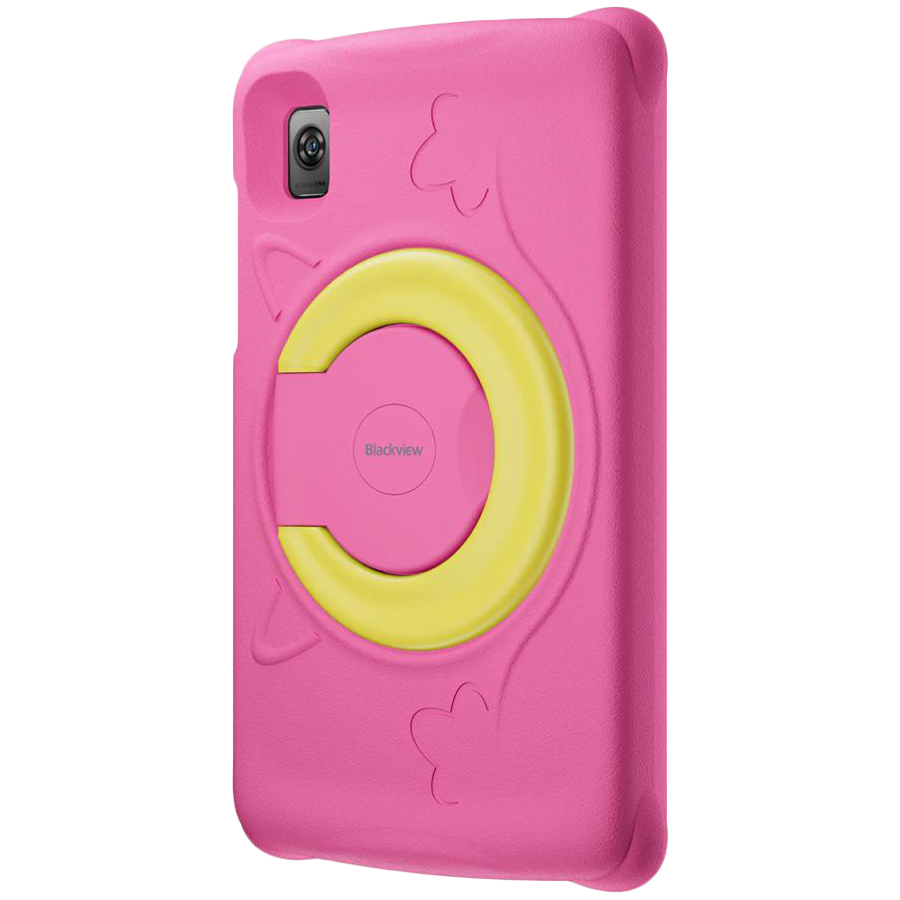 Tableta Blackview Tab 60 Kids, Procesor Unisoc T606 Octa-Core 1.6GHz, Ecran WXGA+ 8.68", 4GB RAM, 128GB Flash 8MP, Wi-Fi, Bluetooth, 4G, Dual SIM, Android, Roz