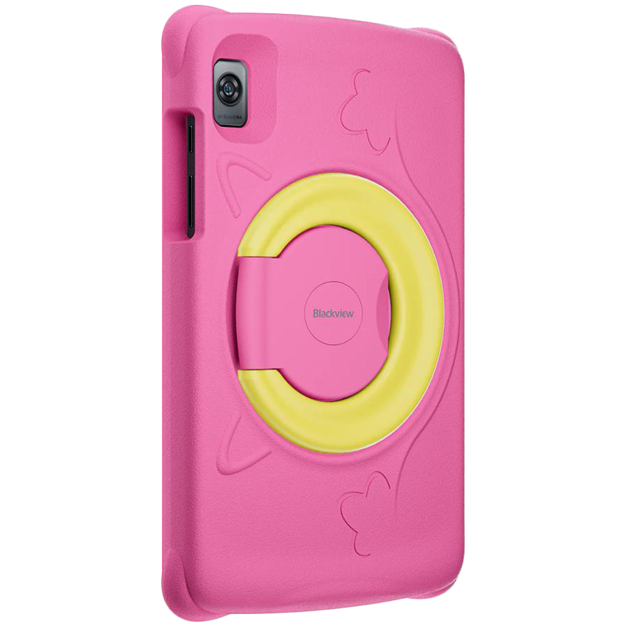 Tableta Blackview Tab 60 Kids, Procesor Unisoc T606 Octa-Core 1.6GHz, Ecran WXGA+ 8.68", 4GB RAM, 128GB Flash 8MP, Wi-Fi, Bluetooth, 4G, Dual SIM, Android, Roz