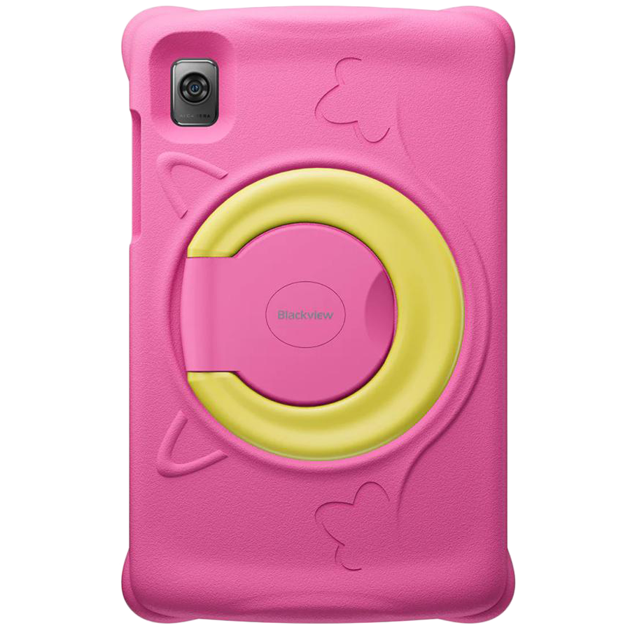 Tableta Blackview Tab 60 Kids, Procesor Unisoc T606 Octa-Core 1.6GHz, Ecran WXGA+ 8.68", 4GB RAM, 128GB Flash 8MP, Wi-Fi, Bluetooth, 4G, Dual SIM, Android, Roz