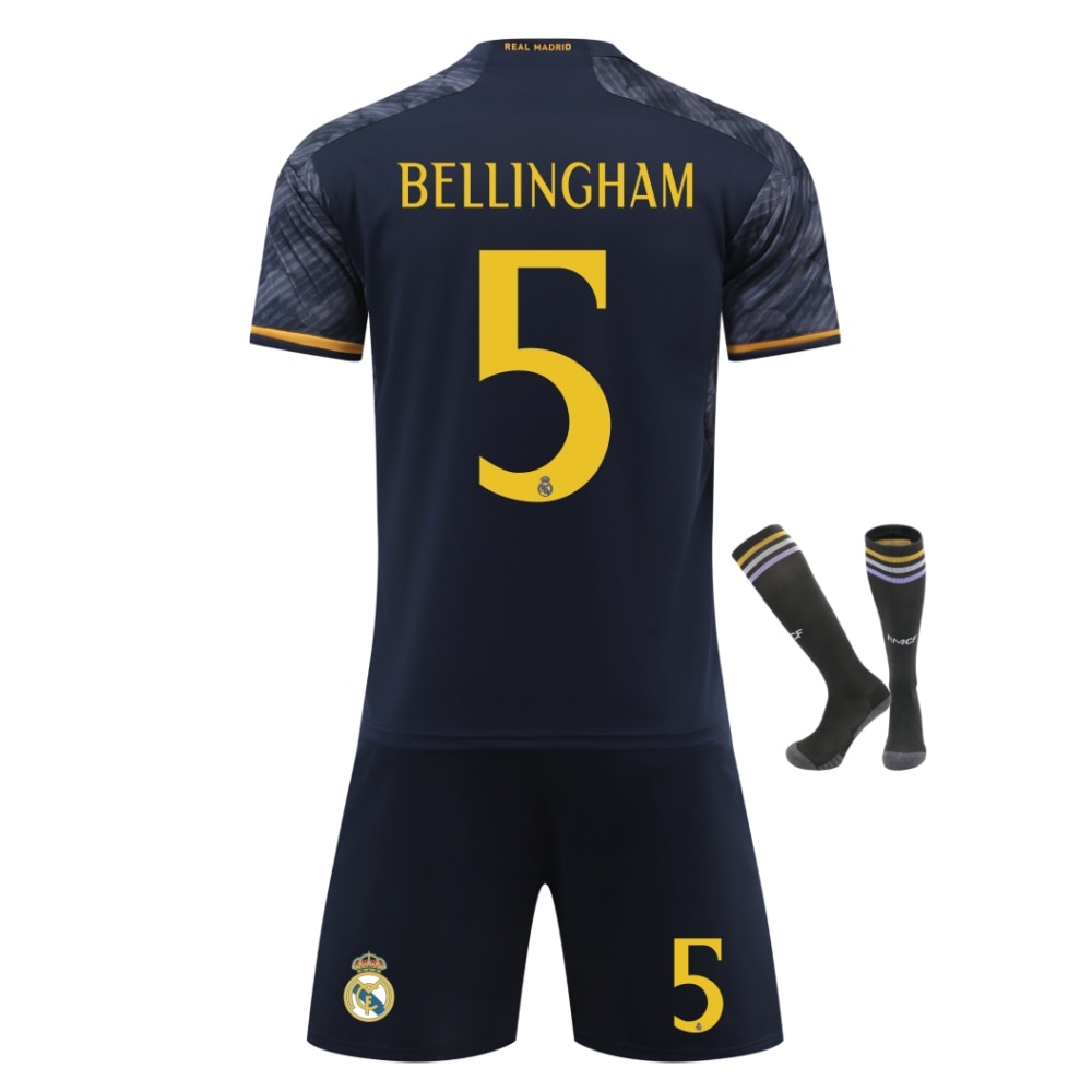 Echipament sportiv copii Real Madrid Bellingham Fotbal Tricou
