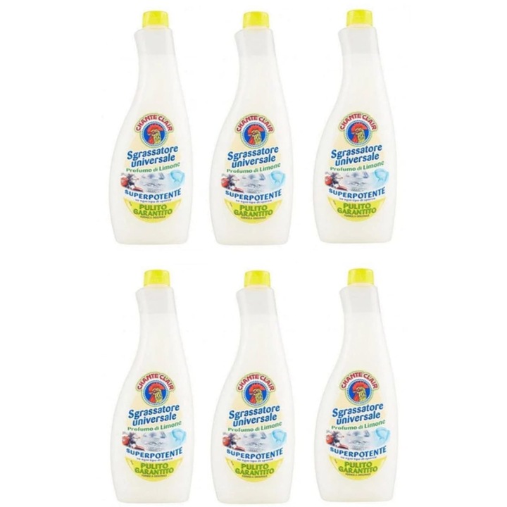 Set 6 bucati Rezerve Sgrassatore Chanteclair Lamaie 600ml